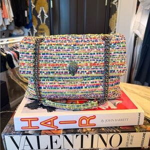 Kurt Geiger Multicolor Tweed Chain Bag